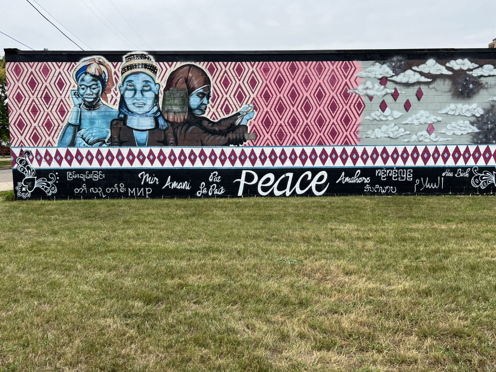 mural in Rockford by artist unknown.