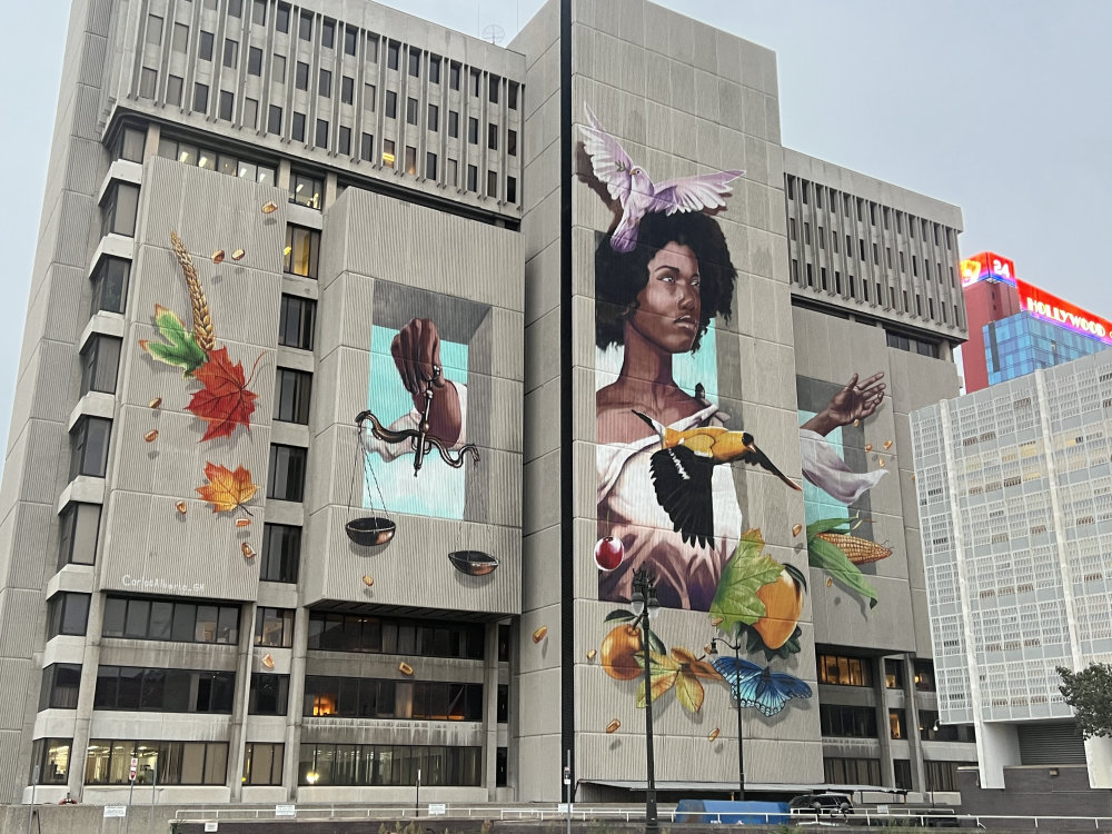 mural in Detroit by artist Carlos Alberto GH.