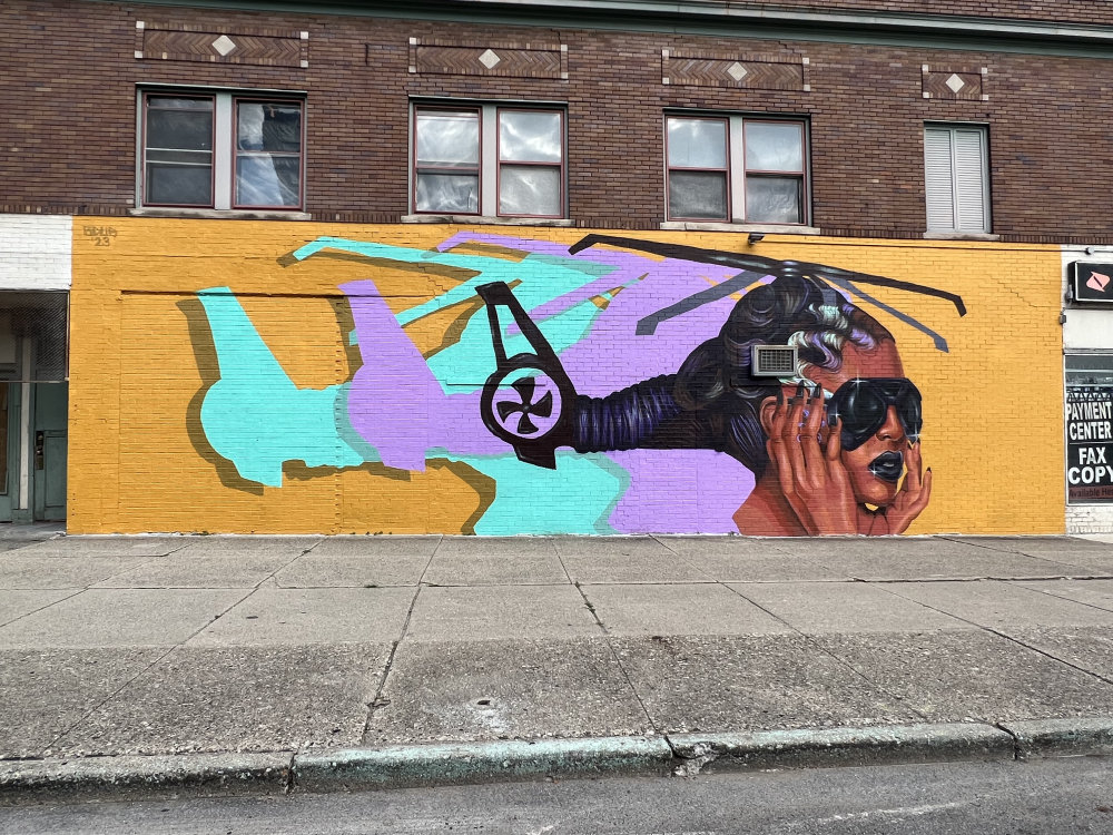 mural in Highland Park by artist Brittany Williams.