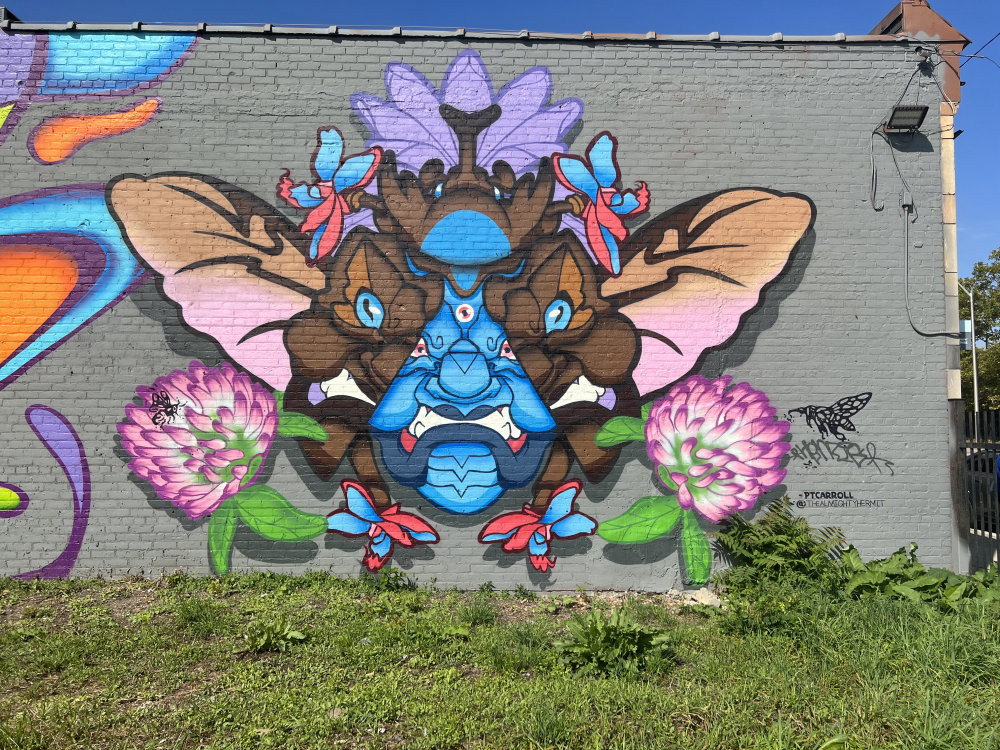mural in Detroit by artist Prentice Carroll.