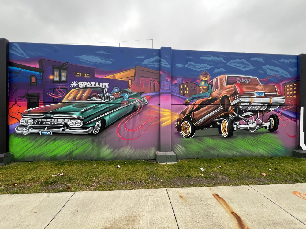 mural in Detroit by artist Freddy Diaz.