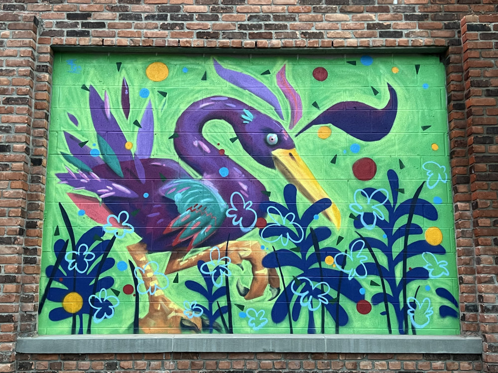 mural in Detroit by artist Ed Irmen.