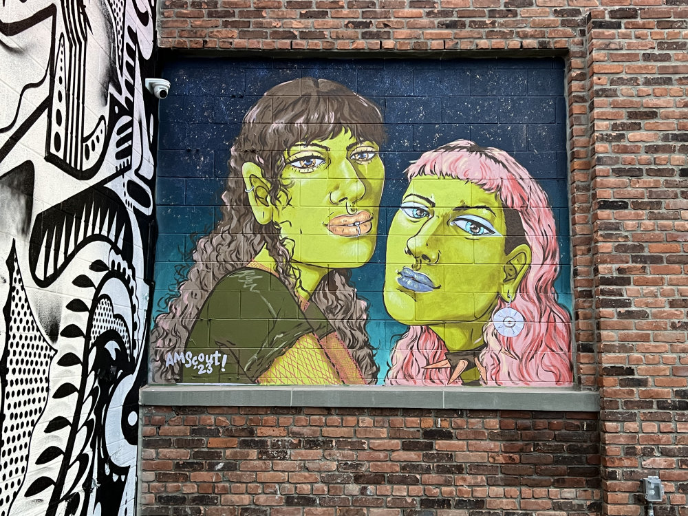 mural in Detroit by artist Allison Marie Scout.