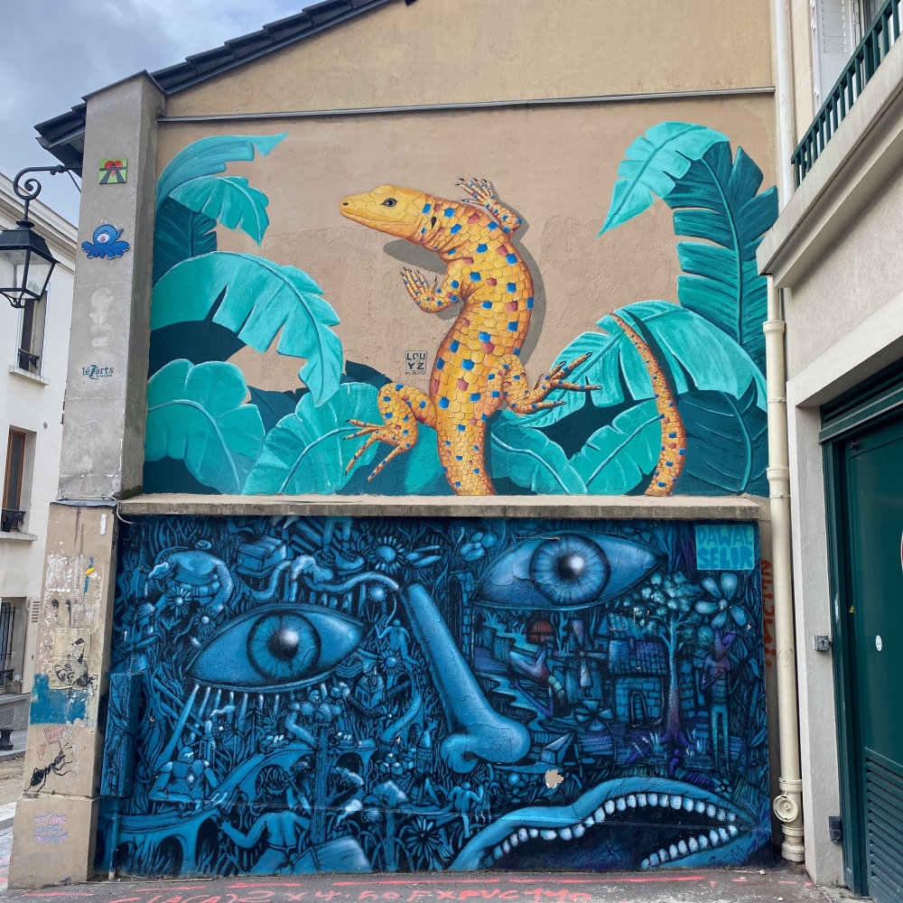 mural in Paris by artist unknown.