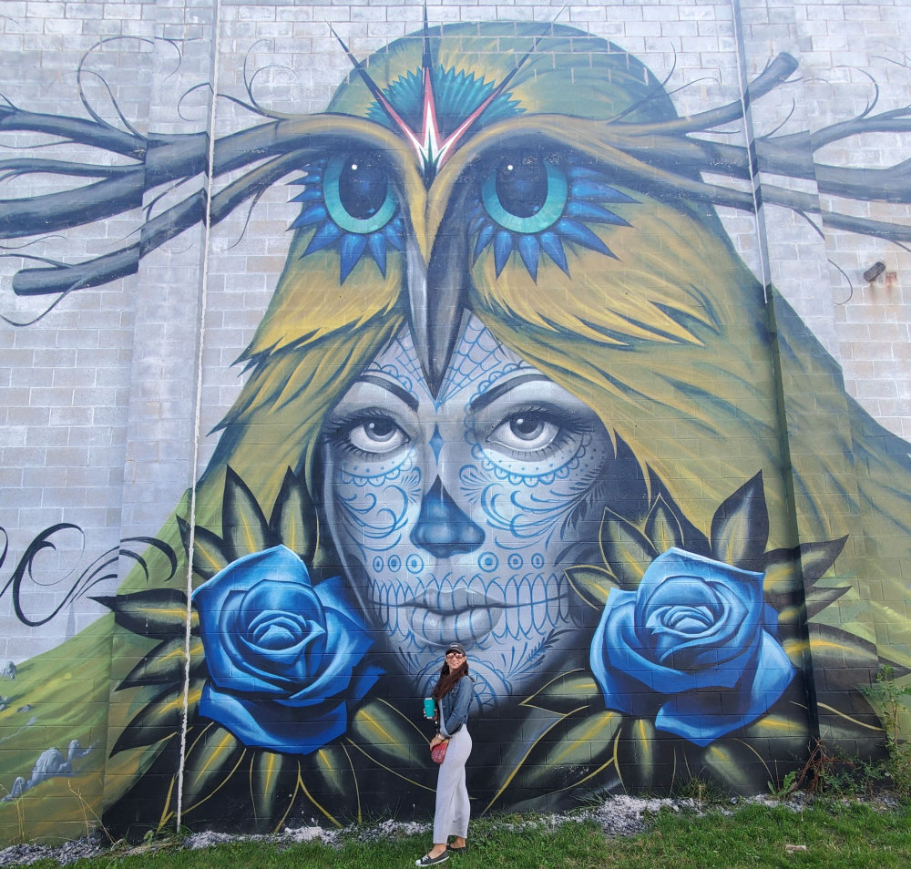 mural in Rochester by artist unknown.