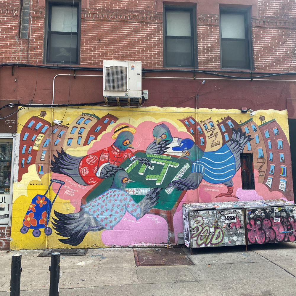 mural in New York by artist Peach Tao.