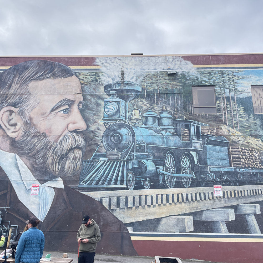 mural in Vernon by artist Michelle Loughery.