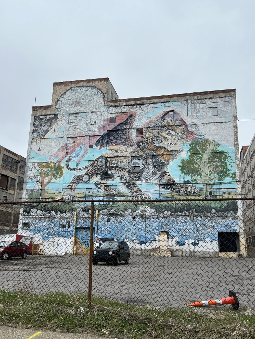 mural in Detroit by artist Kobie Solomon.