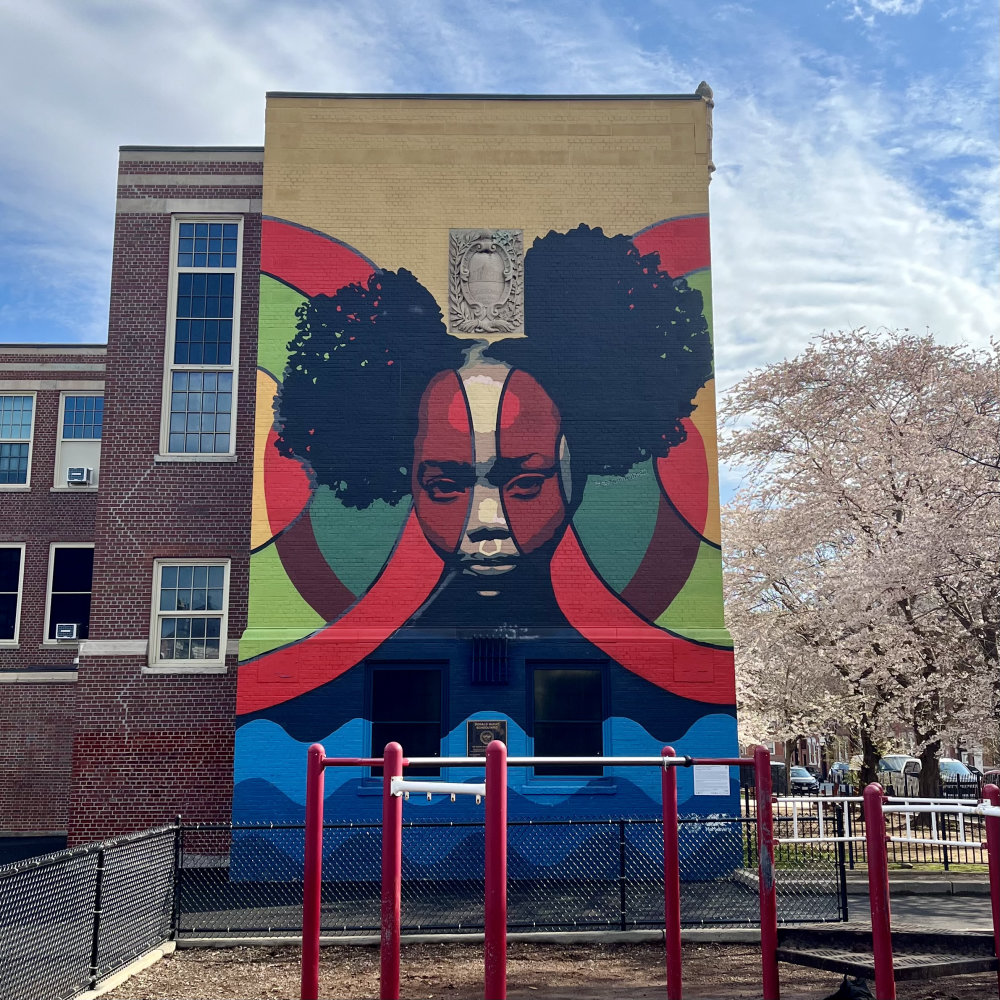 mural in Boston by artist Nneka Jones. Tagged: Sea Walls