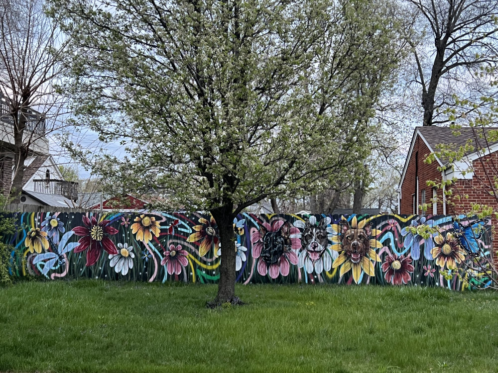 mural in Hazel Park by artist unknown.