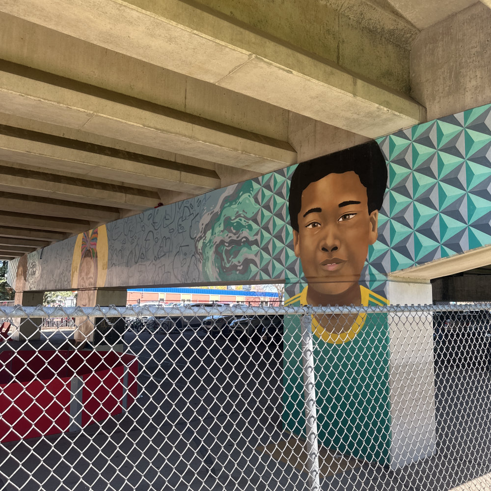 mural in Green Bay by artist Irineo E. Medina.
