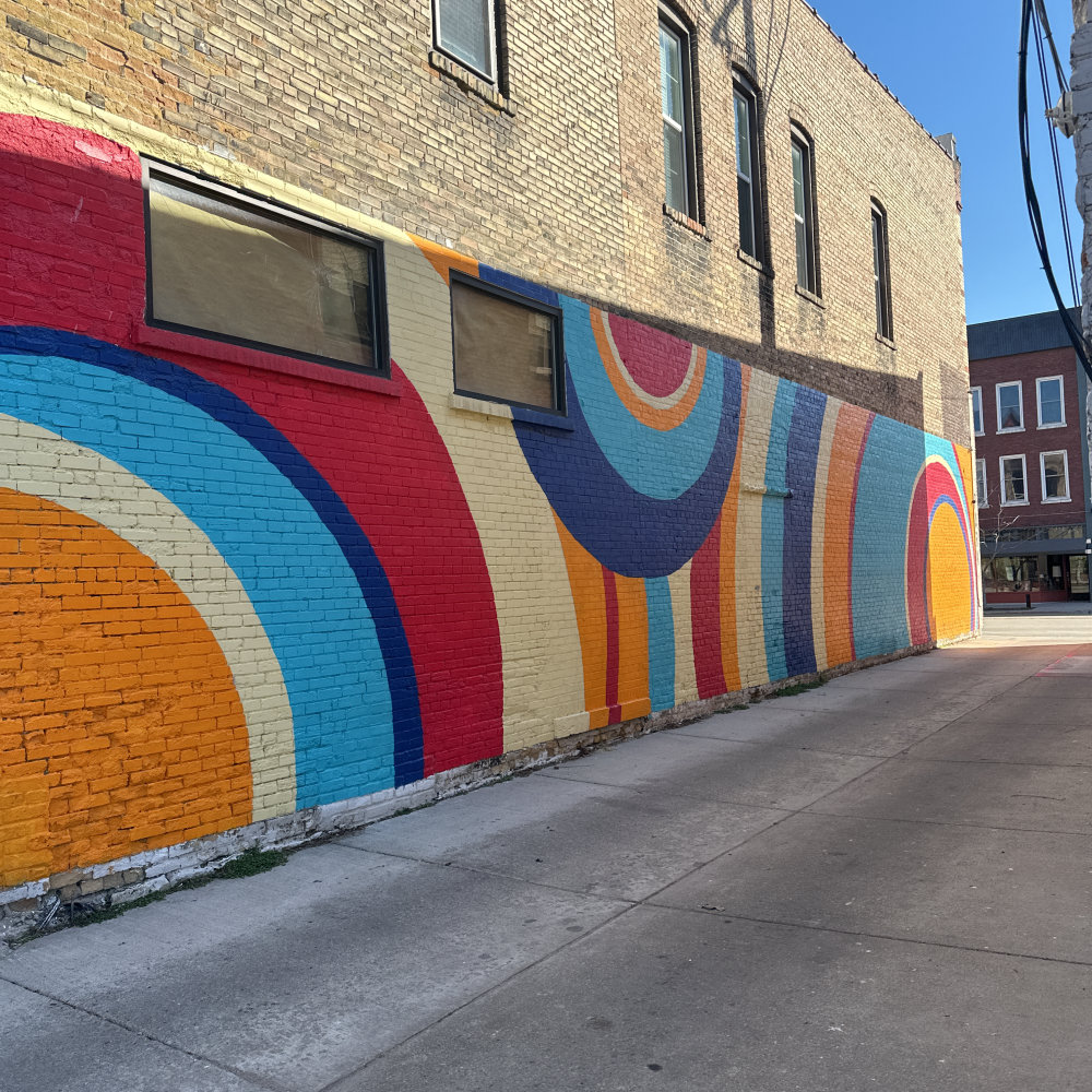 mural in Green Bay by artist unknown.