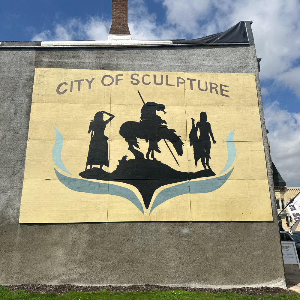 mural in Waupun by artist unknown.