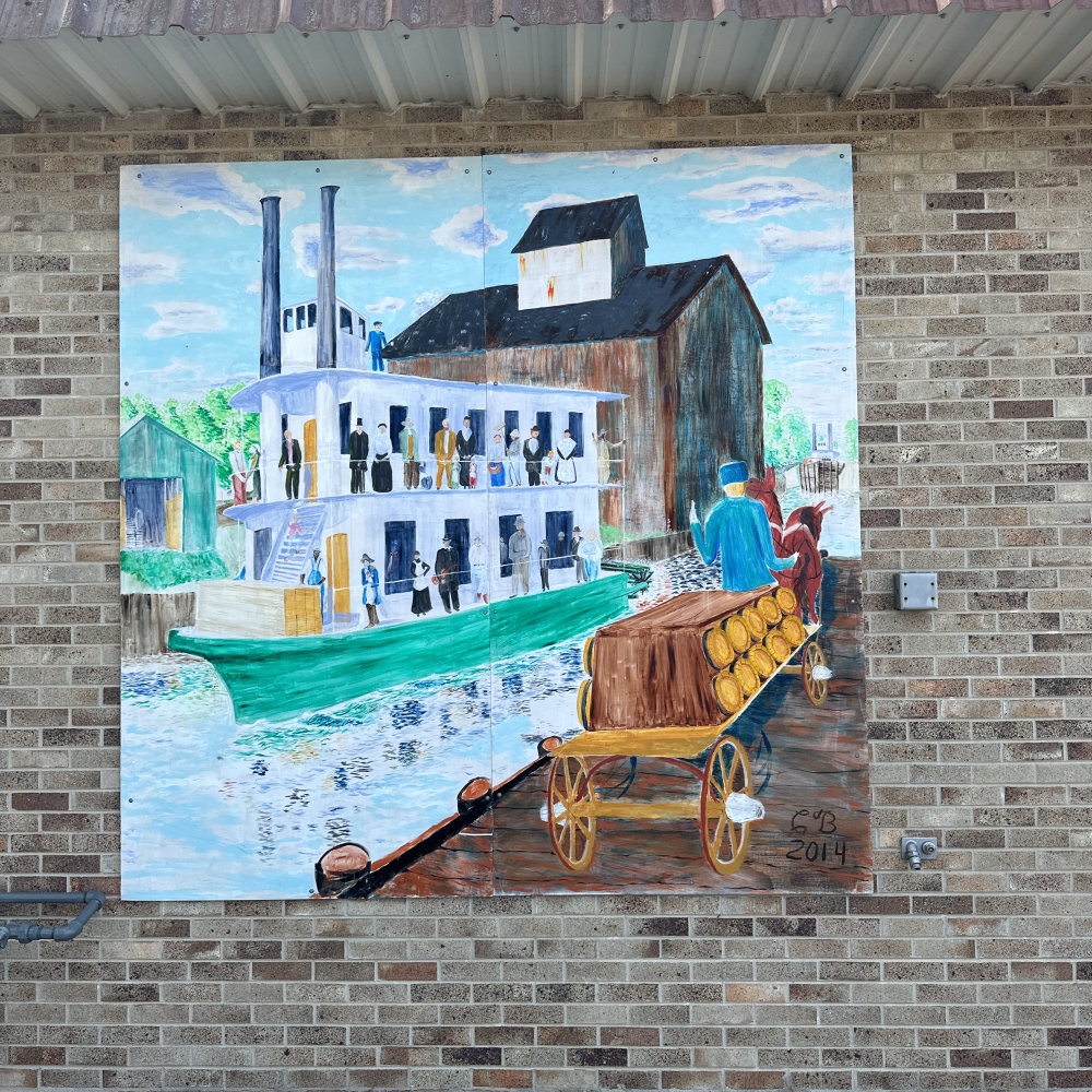 mural in Portage by artist unknown.