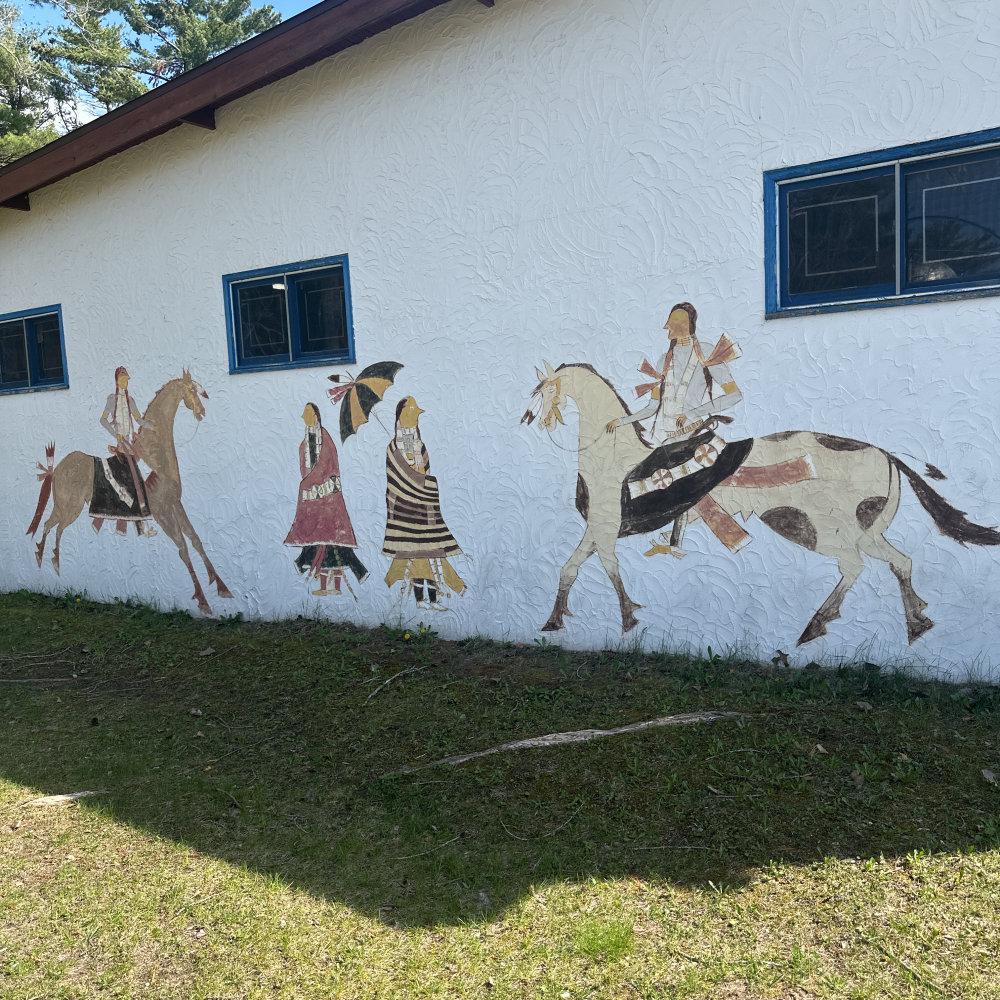 mural in Wisconsin Dells by artist unknown.