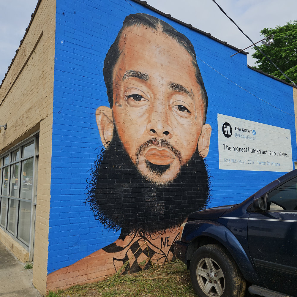 mural in Burlington by artist unknown.