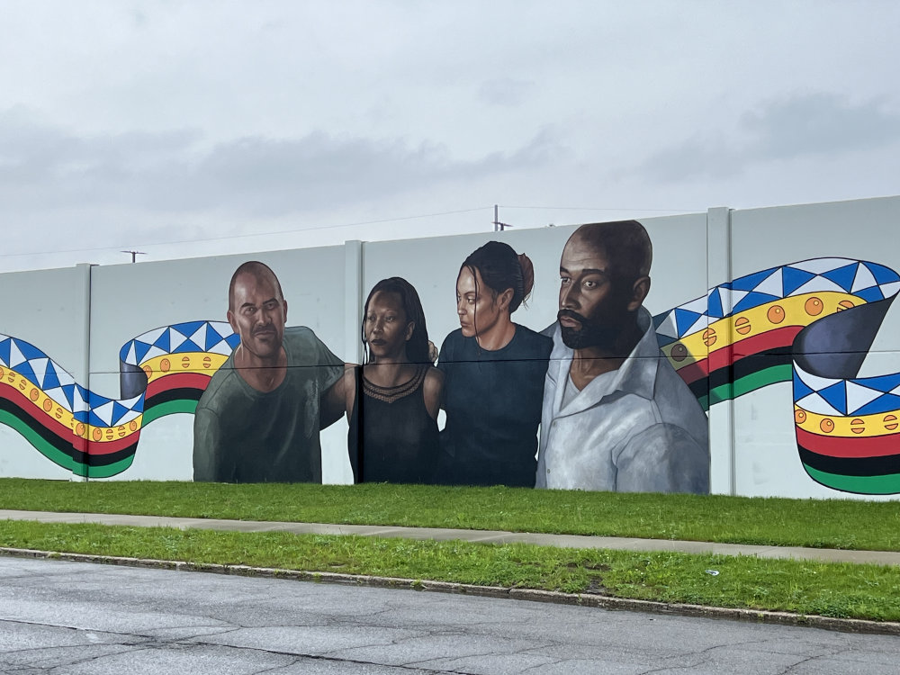 mural in Detroit by artist unknown.