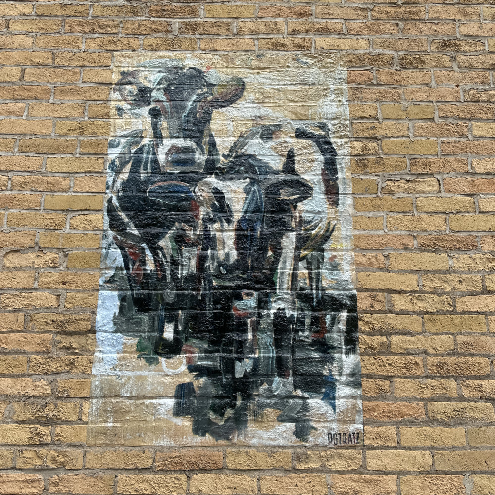 mural in Oshkosh by artist unknown.