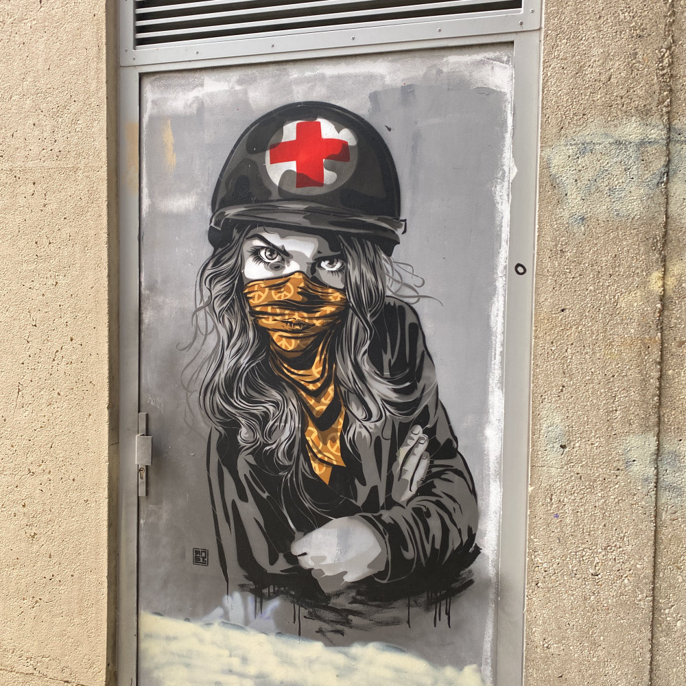 mural in Paris by artist unknown.