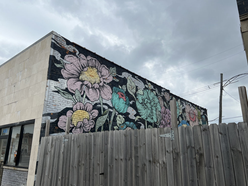 mural in Detroit by artist Ouizi.