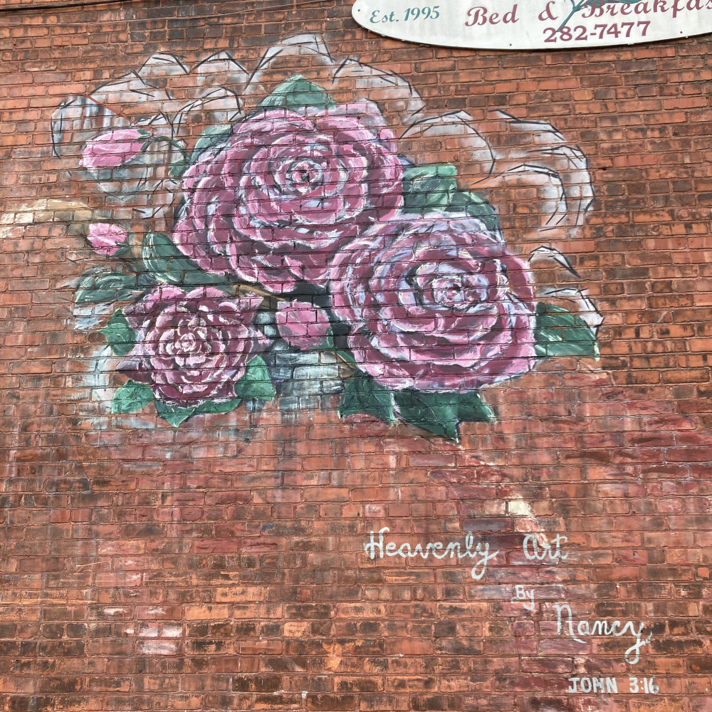 mural in Carbondale by artist unknown.