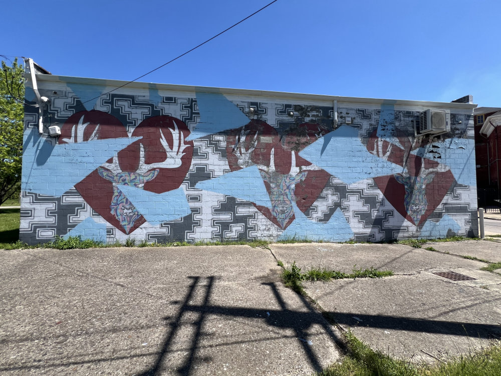 mural in Detroit by artist unknown.