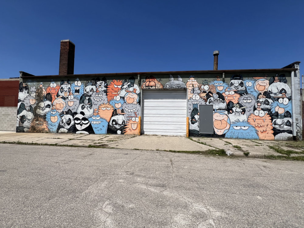 mural in Detroit by artist Kevin Lyons.