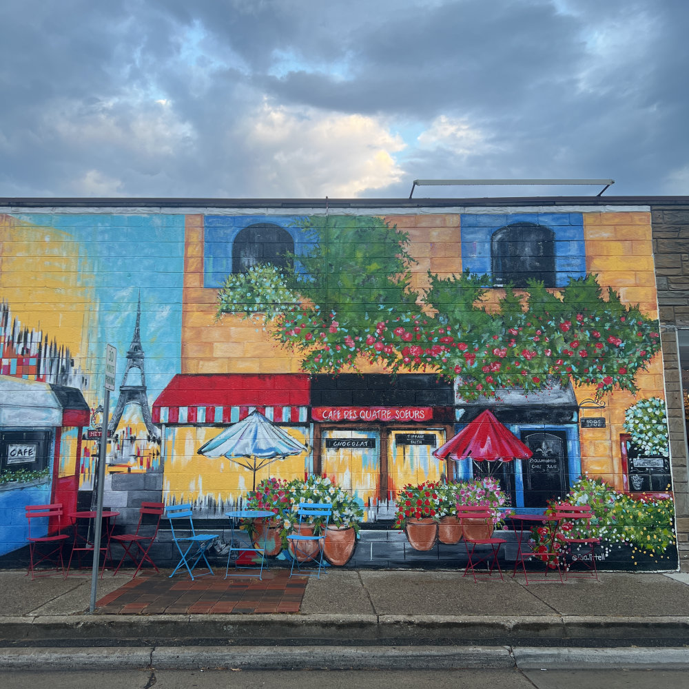 mural in Berkley by artist unknown.