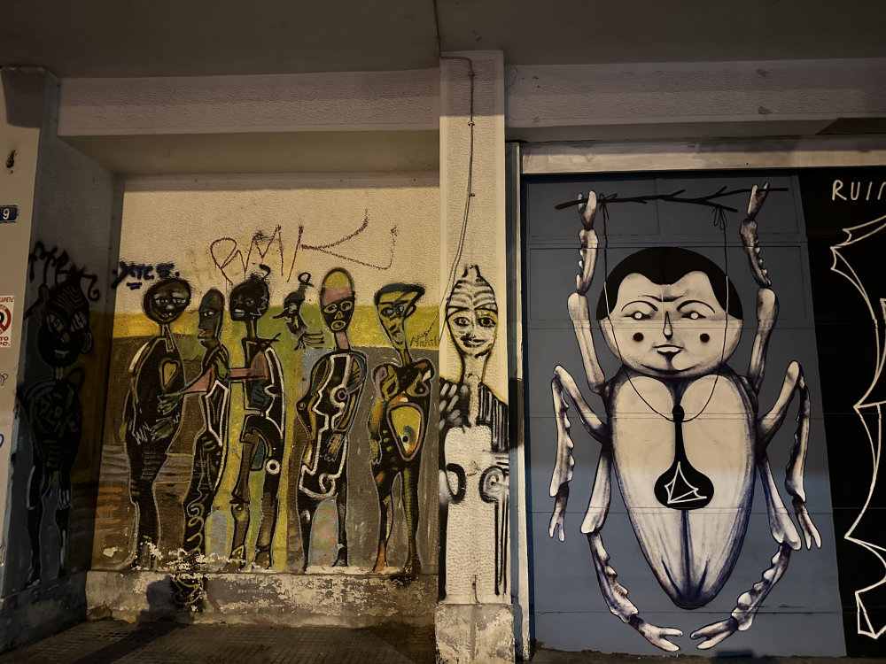 mural in Athina by artist unknown.