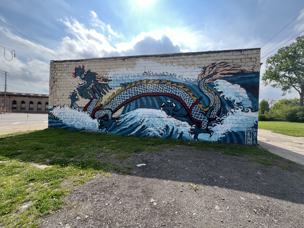 mural in Detroit by artist Tony Lee.