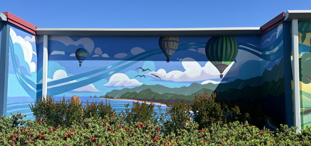 mural in Santa Rosa by artist unknown.