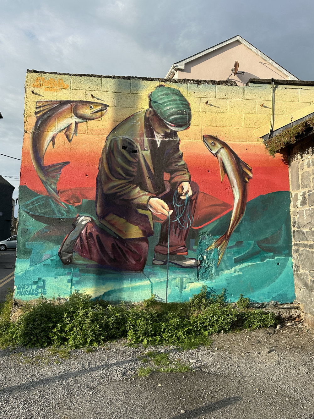 mural in Galway by artist unknown.