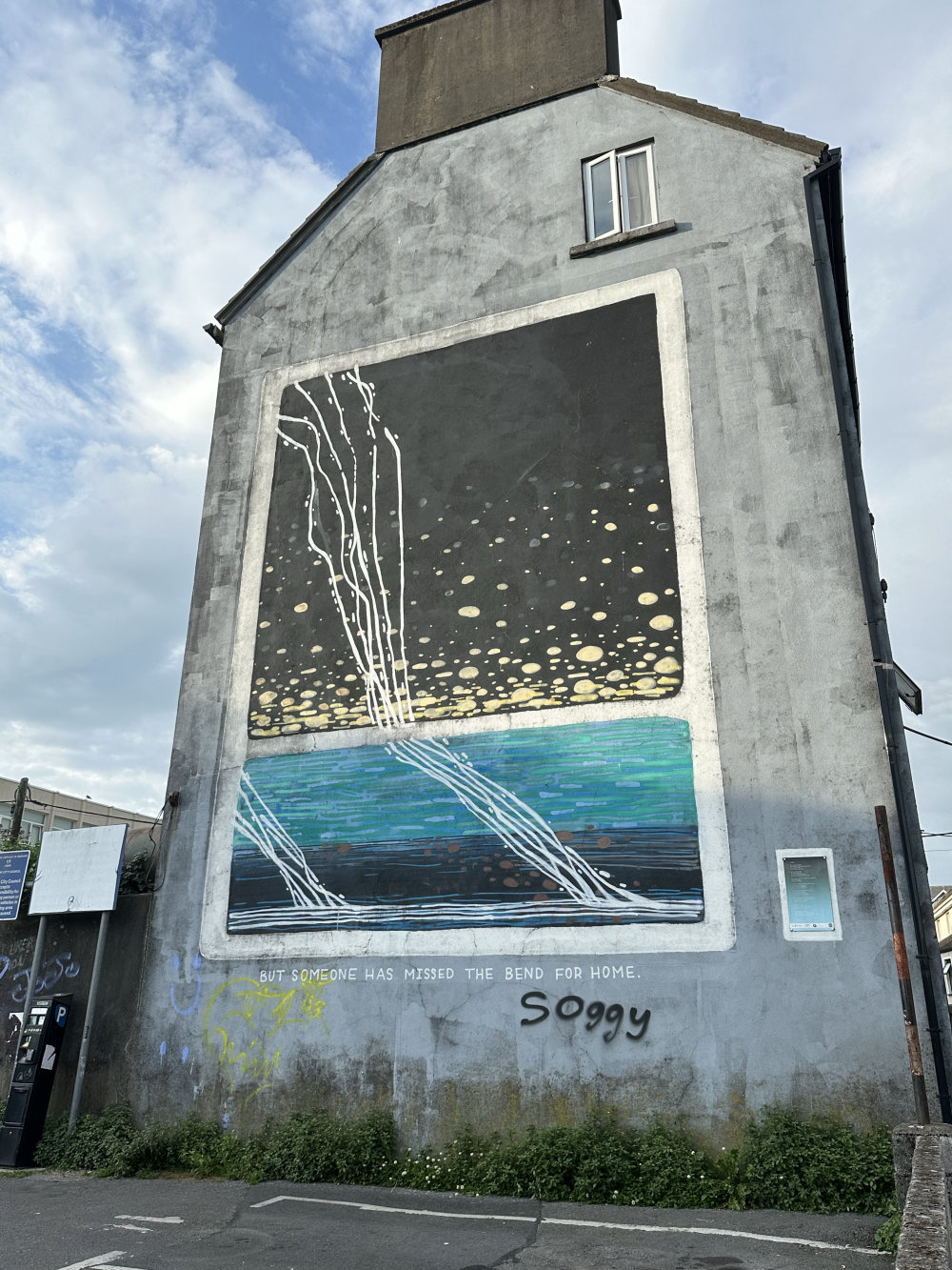 mural in Galway by artist unknown.