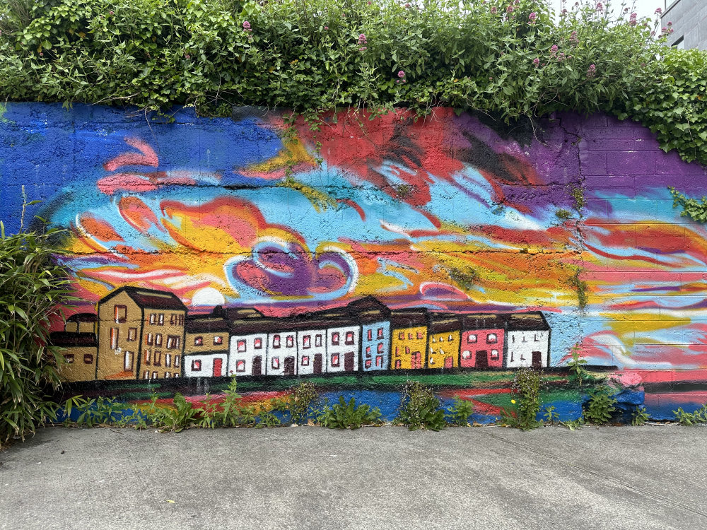 mural in Galway by artist unknown.