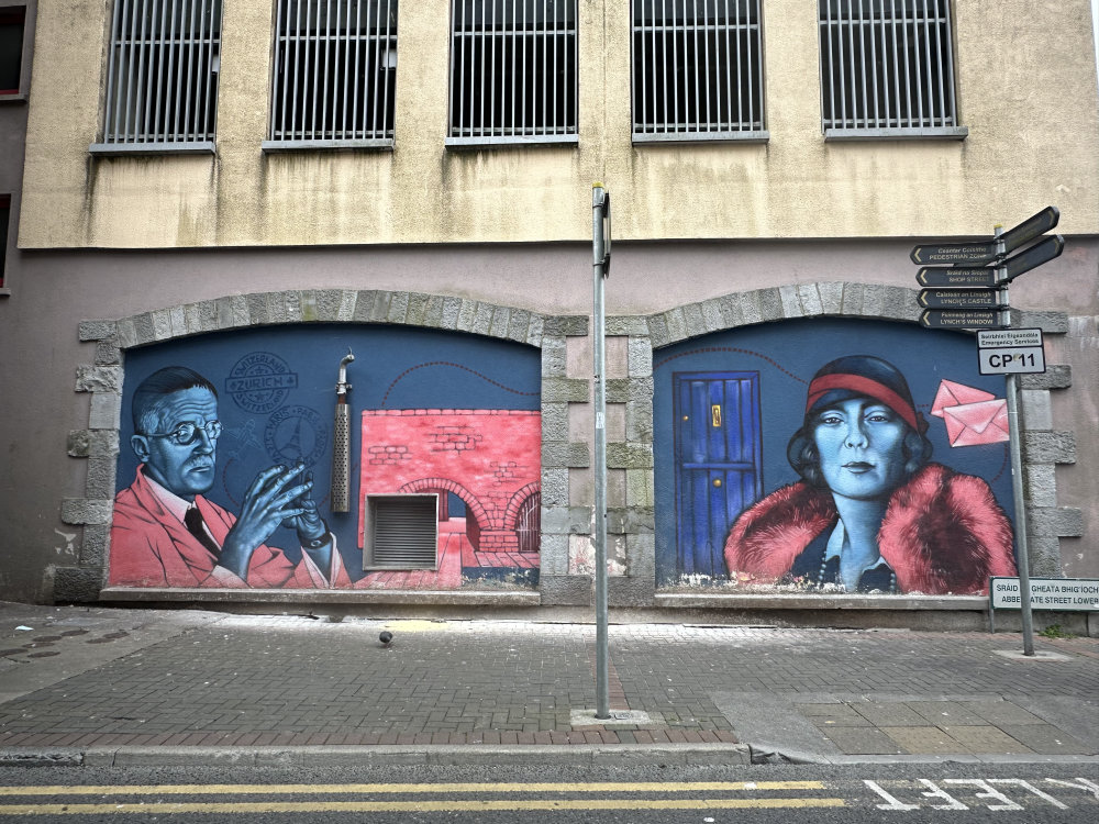 mural in Galway by artist unknown.