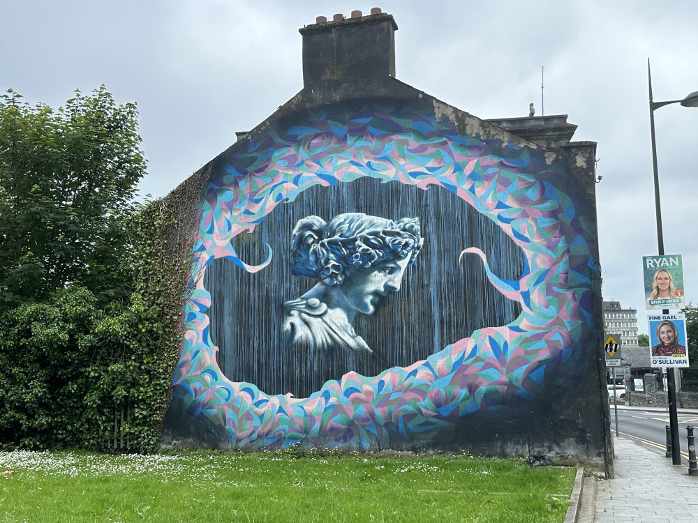 mural in Limerick by artist unknown.