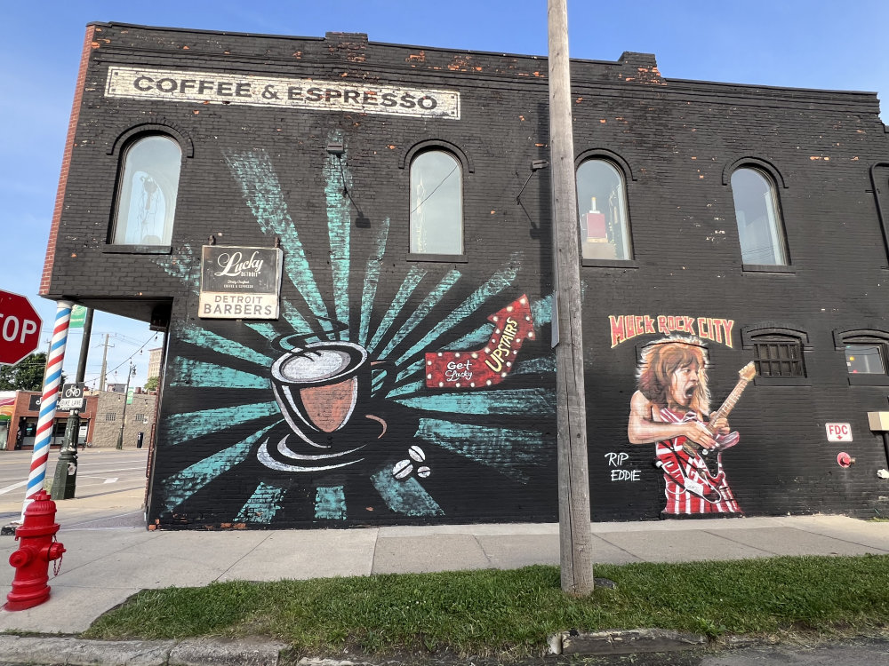 mural in Detroit by artist unknown.