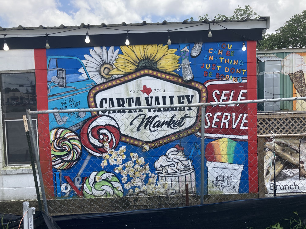 mural in West Columbia by artist unknown.