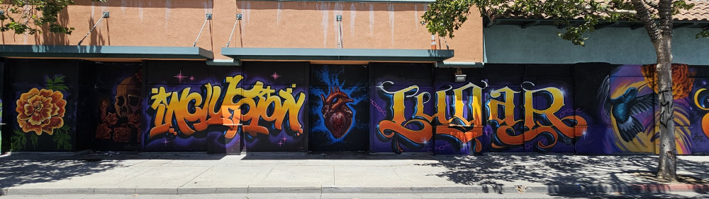 mural in San Jose by artist unknown.