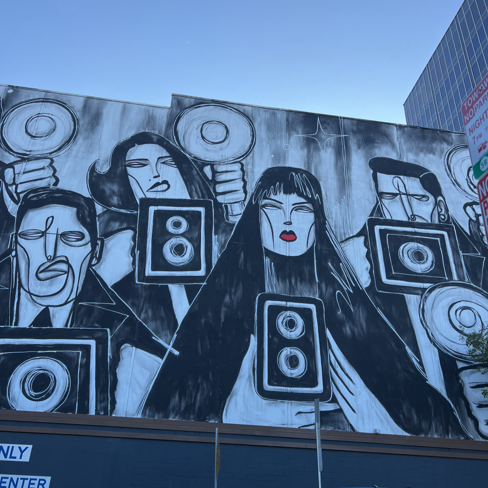 mural in West Hollywood by artist Stephen Palladino.