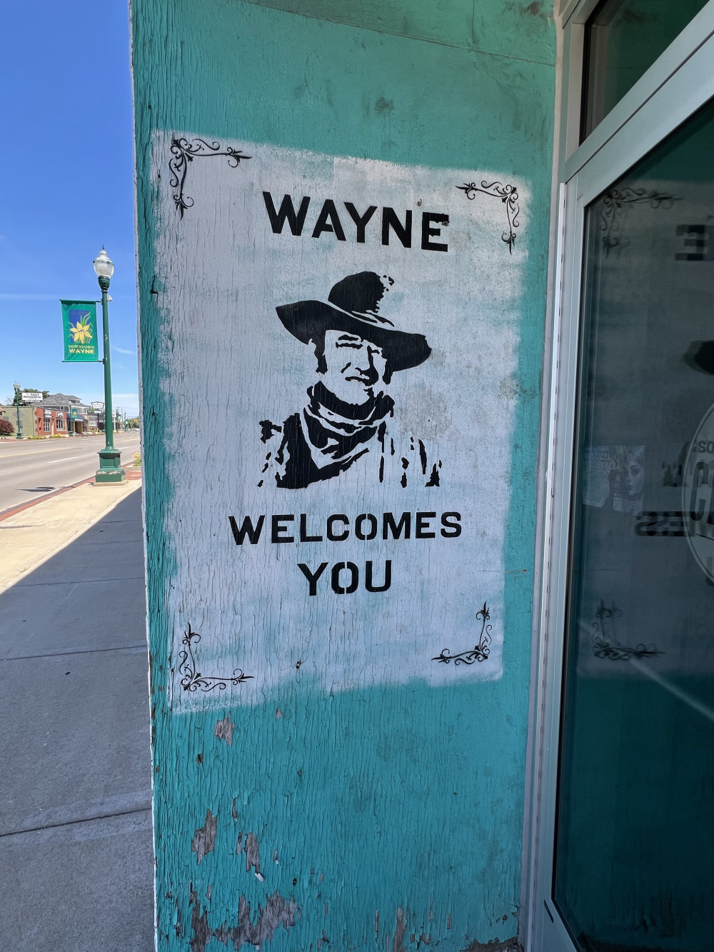 mural in Wayne by artist unknown.