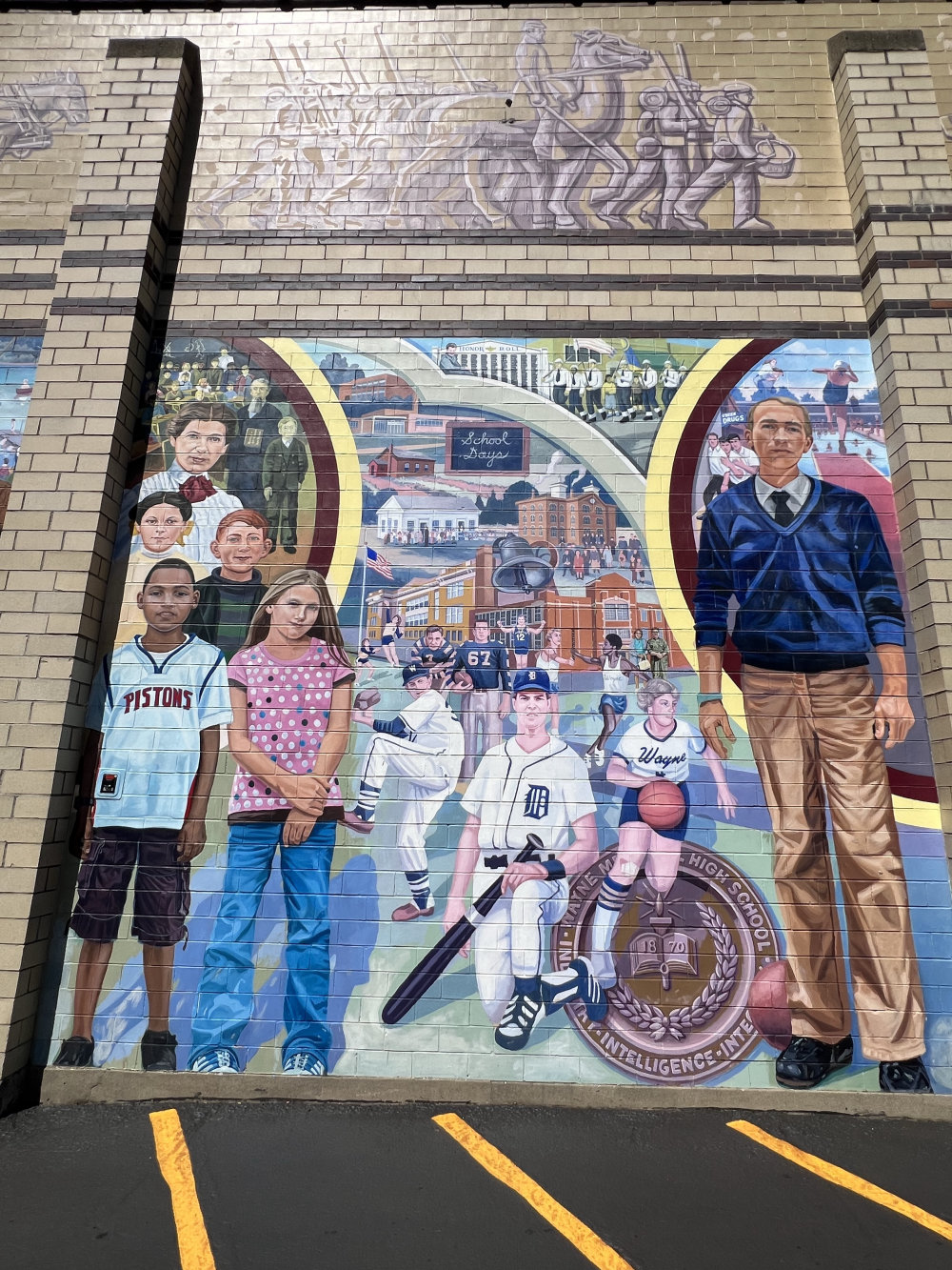 mural in Wayne by artist unknown.