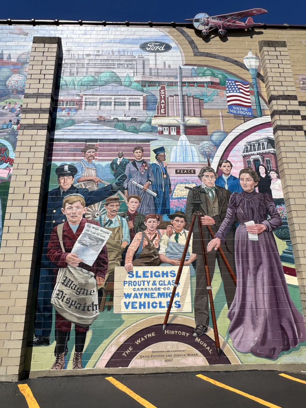 mural in Wayne by artist unknown.