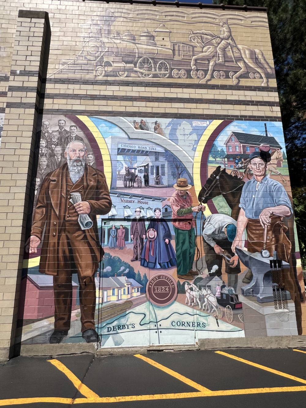 mural in Wayne by artist unknown.