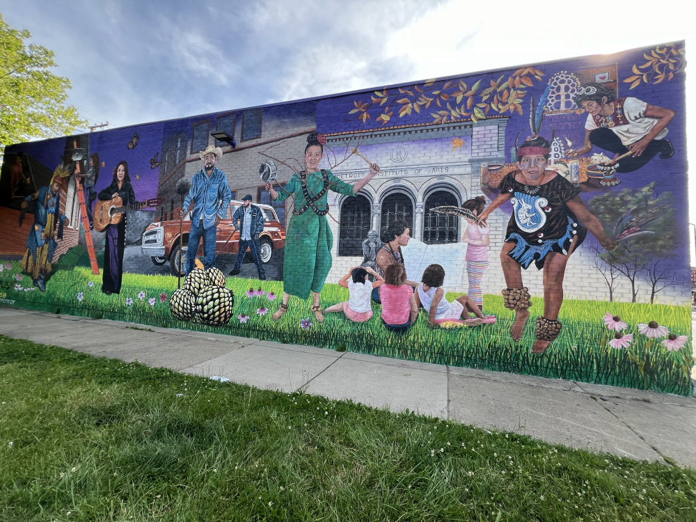 mural in Detroit by artist Elton Monroy Duran.