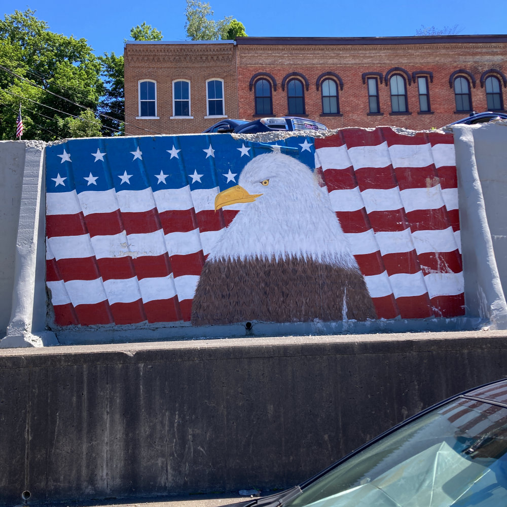 mural in Susquehanna by artist unknown.