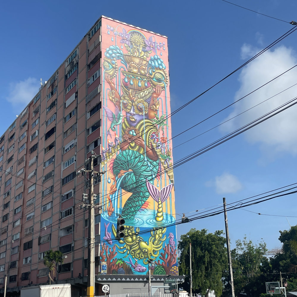 mural in San Juan by artist unknown.