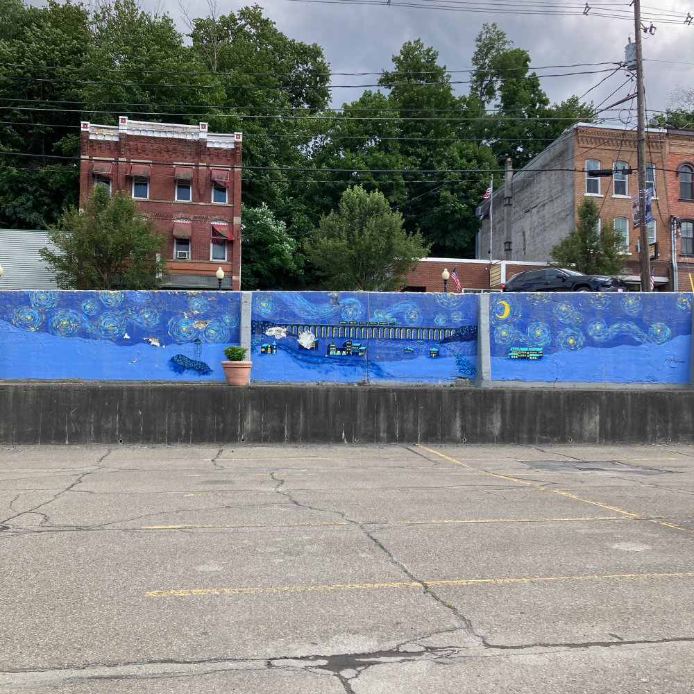 mural in Susquehanna by artist unknown.