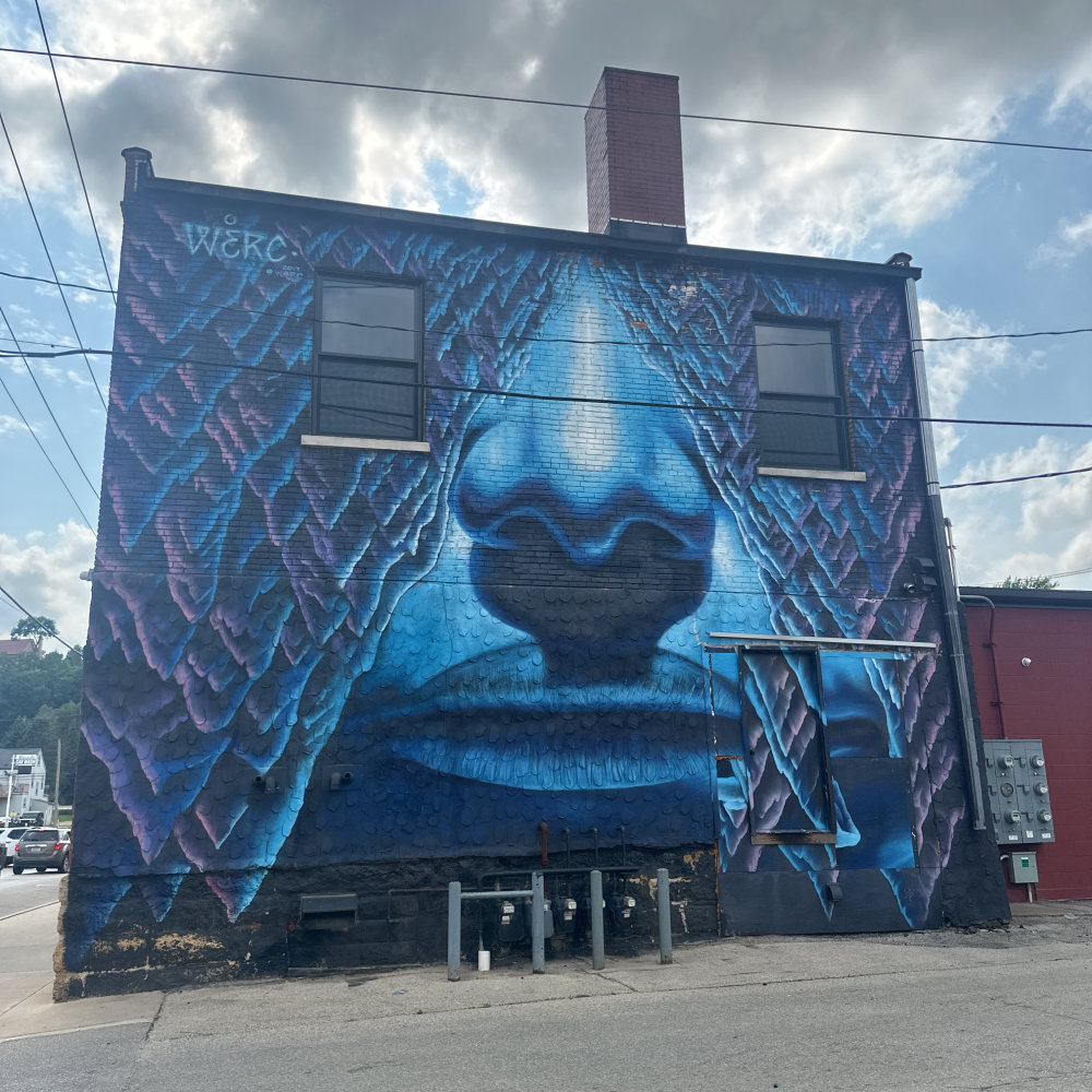 mural in Dubuque by artist WERC.