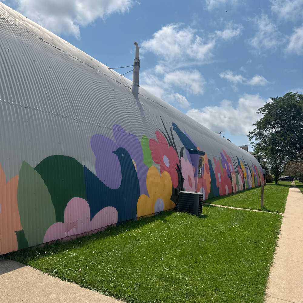 mural in Stockton by artist unknown.